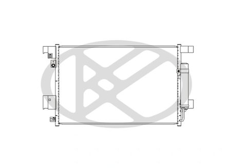 RADIATOR CLIMATIZARE KOYORAD CD030418 - Compatibil cu CITROEN, MITSUBISHI, PEUGEOT