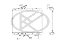 RADIATOR RACIRE MOTOR KOYORAD PL102790 - Compatibil cu SUZUKI