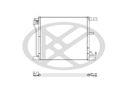 Radiator climatizare KOYORAD CD020616