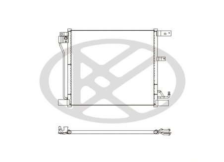 RADIATOR CLIMATIZARE KOYORAD CD020616 - Compatibil cu NISSAN, NISSAN (DFAC)
