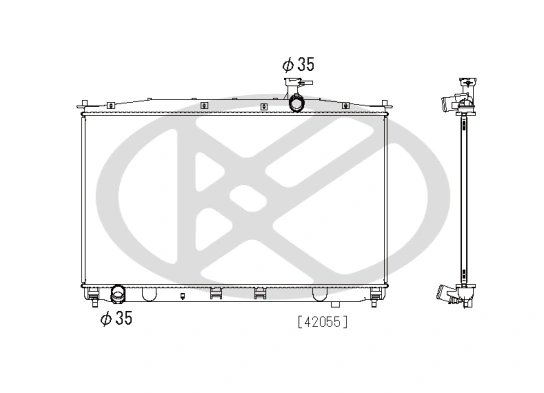 RADIATOR RACIRE MOTOR KOYORAD PL812452 - Compatibil cu HYUNDAI
