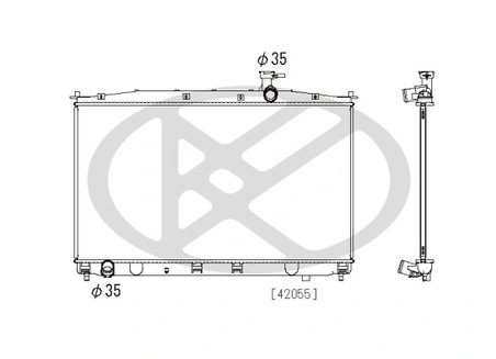 RADIATOR RACIRE MOTOR KOYORAD PL812452 - Compatibil cu HYUNDAI