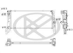 Radiator racire motor KOYORAD PL423628