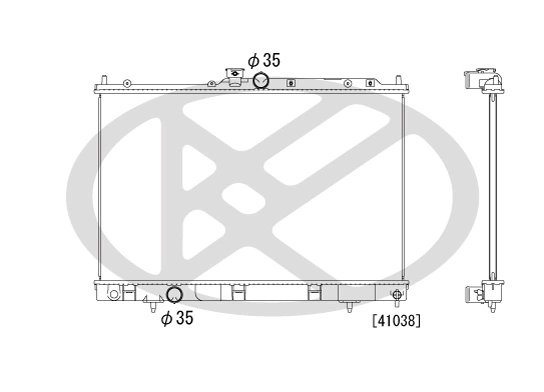 Radiator racire motor KOYORAD PL032012