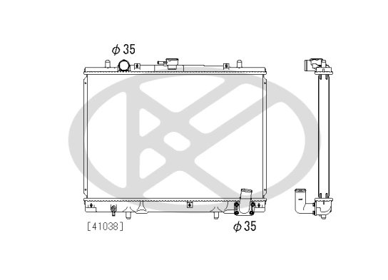 Radiator racire motor KOYORAD PL031878
