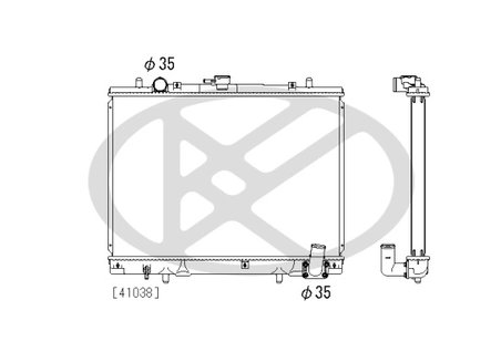Radiator racire motor KOYORAD PL031878