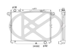 RADIATOR RACIRE MOTOR KOYORAD PL011043R - Compatibil cu TOYOTA