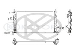 Radiator racire motor KOYORAD PL062304