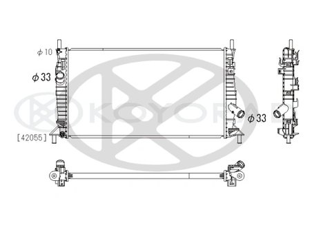 Radiator racire motor KOYORAD PL062304
