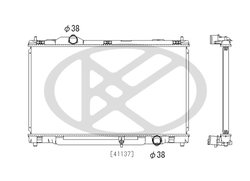 RADIATOR RACIRE MOTOR KOYORAD PL012411 - Compatibil cu LEXUS