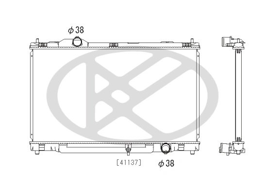 RADIATOR RACIRE MOTOR KOYORAD PL012411 - Compatibil cu LEXUS