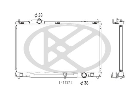 RADIATOR RACIRE MOTOR KOYORAD PL012411 - Compatibil cu LEXUS