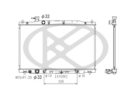 Radiator racire motor KOYORAD PL082430