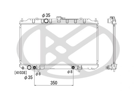 Radiator racire motor KOYORAD PL021522