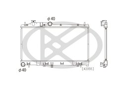 RADIATOR RACIRE MOTOR KOYORAD PL091662 - Compatibil cu SUBARU