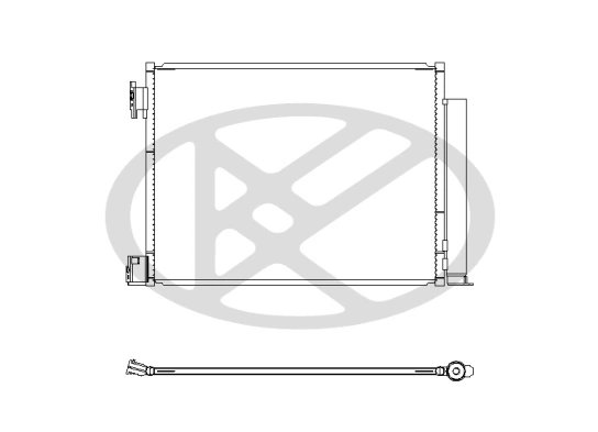 RADIATOR CLIMATIZARE KOYORAD CD021313 - Compatibil cu DACIA, MITSUBISHI, NISSAN, RENAULT