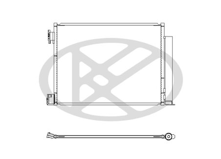 RADIATOR CLIMATIZARE KOYORAD CD021313 - Compatibil cu DACIA, MITSUBISHI, NISSAN, RENAULT