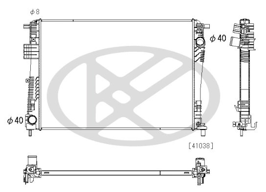 RADIATOR RACIRE MOTOR KOYORAD PL333378 - Piesa auto compatibila cu mai multe marci