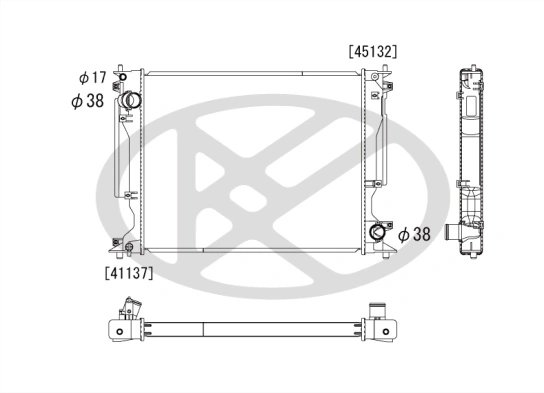 Radiator racire motor KOYORAD PL012906