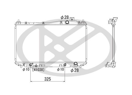 Radiator racire motor KOYORAD PL081168