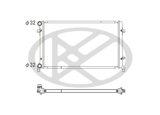 Radiator racire motor KOYORAD PL452657