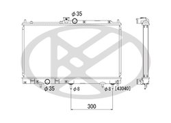 Radiator racire motor KOYORAD PL031624