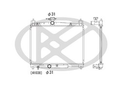 Radiator racire motor KOYORAD PL010846