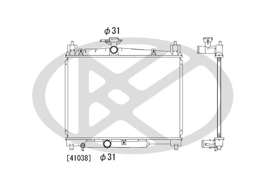 Radiator racire motor KOYORAD PL010846