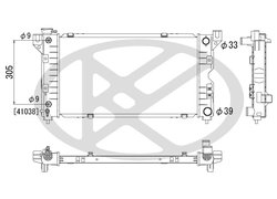 RADIATOR RACIRE MOTOR KOYORAD PL331214 - Compatibil cu CHRYSLER, DODGE, PLYMOUTH