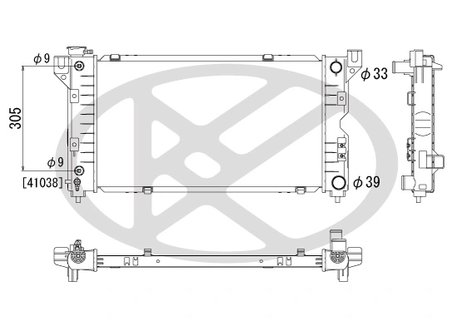 Radiator racire motor KOYORAD PL331214