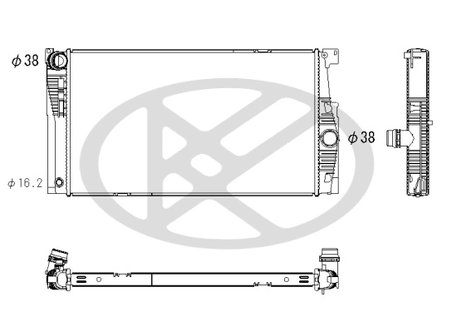 RADIATOR RACIRE MOTOR KOYORAD PL423611 - Compatibil cu BMW
