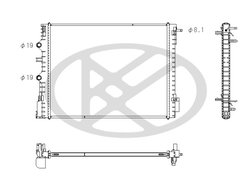 Radiator racire motor KOYORAD PL493551