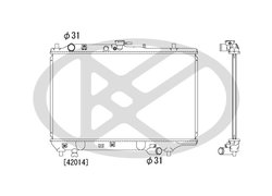 Radiator racire motor KOYORAD PL060533