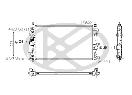 Radiator racire motor KOYORAD PL462708