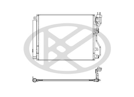 RADIATOR CLIMATIZARE KOYORAD CD821416 - Compatibil cu KIA