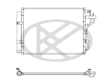 RADIATOR CLIMATIZARE KOYORAD CD820924 - Compatibil cu KIA