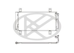 RADIATOR CLIMATIZARE KOYORAD CD060622 - Compatibil cu MAZDA