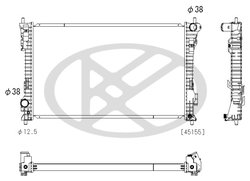 Radiator racire motor KOYORAD PL323310