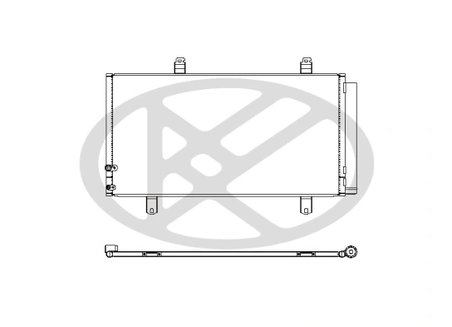 RADIATOR CLIMATIZARE KOYORAD CD010392M - Compatibil cu LEXUS, TOYOTA