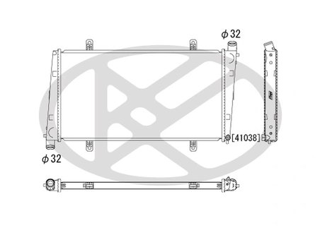 Radiator racire motor KOYORAD PL571189