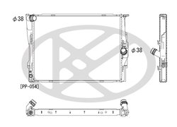 Radiator racire motor KOYORAD PL422088R