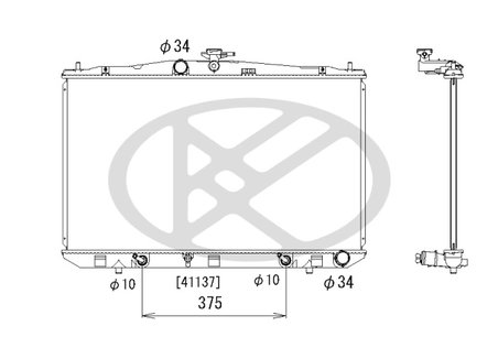 Radiator racire motor KOYORAD PL012281