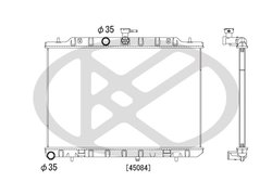 RADIATOR RACIRE MOTOR KOYORAD PL022173 - Compatibil cu NISSAN