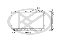 Radiator racire motor KOYORAD PL060245