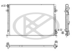 Radiator racire motor KOYORAD PL453530