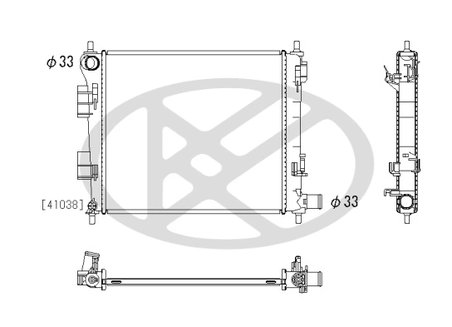 Radiator racire motor KOYORAD PL813486