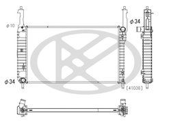 Radiator racire motor KOYORAD PL313374