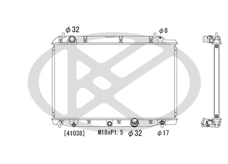 Radiator racire motor KOYORAD PL082586