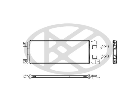 RADIATOR RACIRE MOTOR KOYORAD PL333676 - Piesa auto compatibila cu mai multe marci