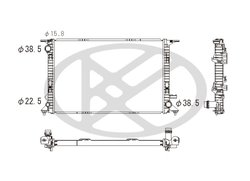 Radiator racire motor KOYORAD PL442802